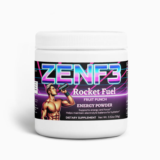 ZenF3 Rocket Fuel Energy Powder  (Fruit Punch)